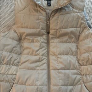 Style & Co. Women's Light Tan Quilted Vest